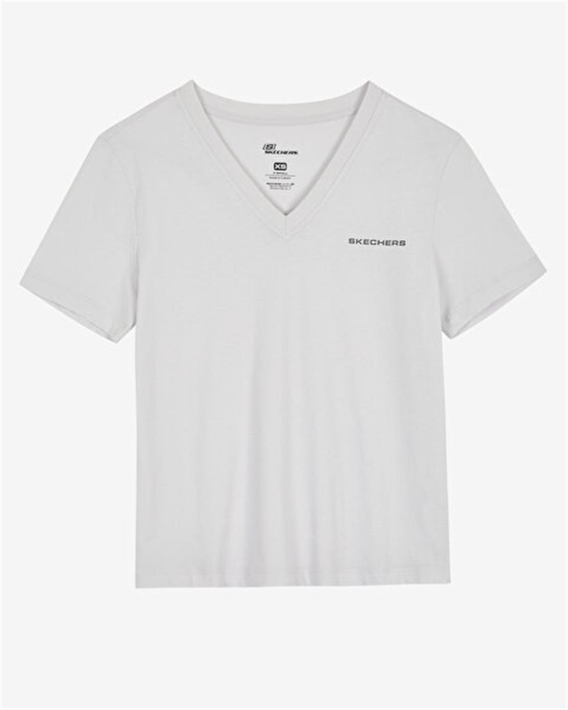 SKECHERS W New Basics V Neck T-Shirt