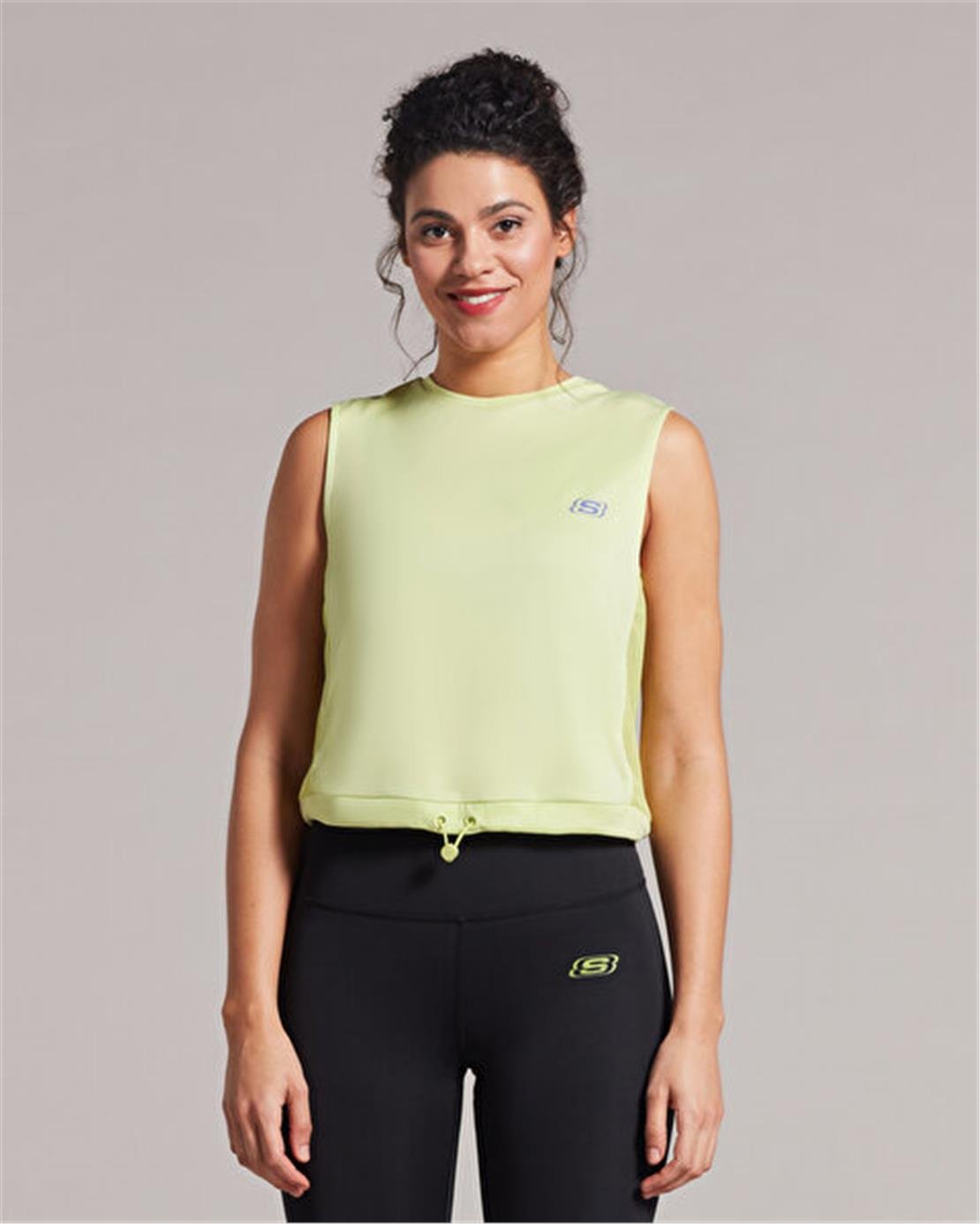 SKECHERS W Performance Coll. Mesh Detailed Tank T-Shirt