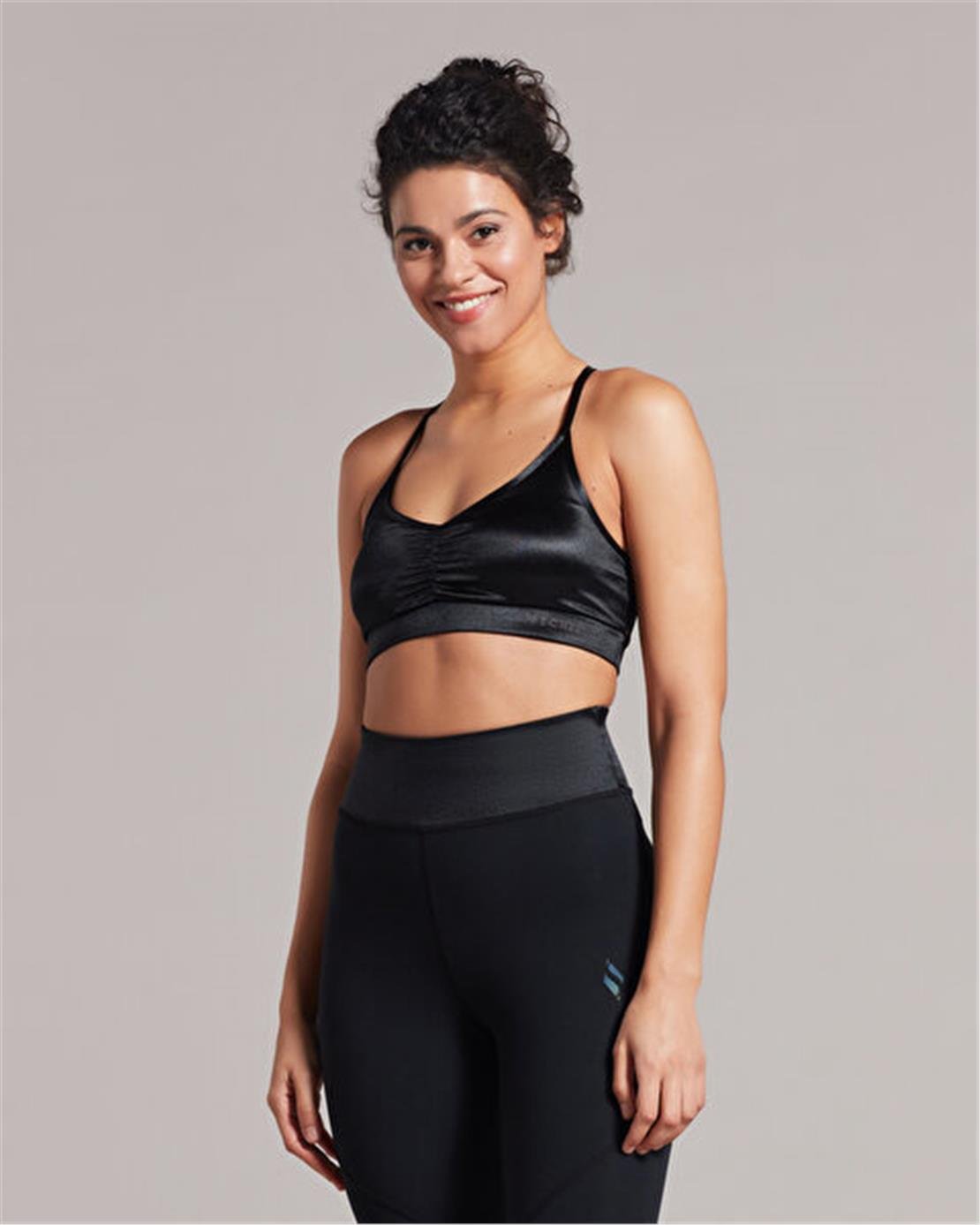 SKECHERS W Performance Coll. Shinny Detailed Mid Support Bra