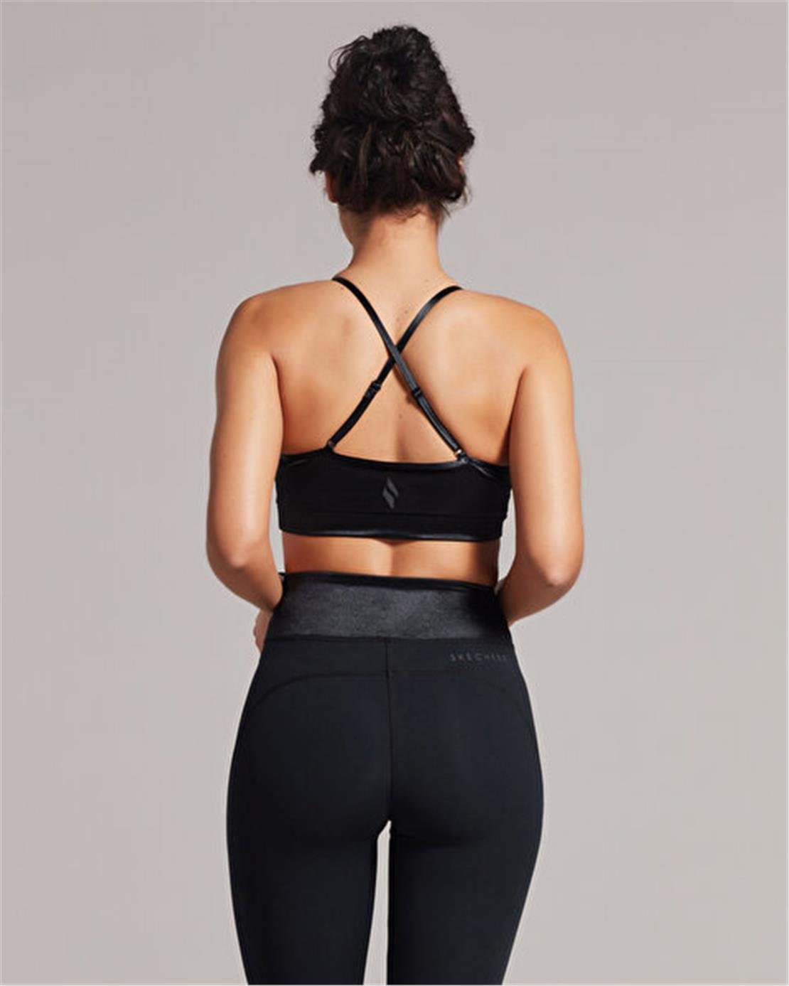 SKECHERS W Performance Coll. Shinny Detailed Mid Support Bra