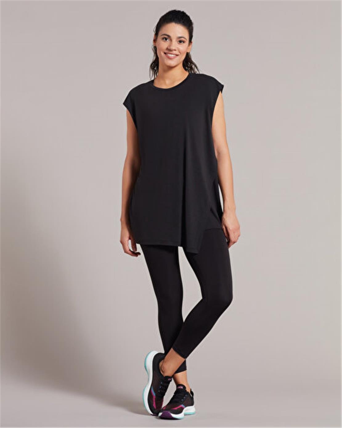 SKECHERS W Soft Touch Smart Detailed Tank T-Shirt