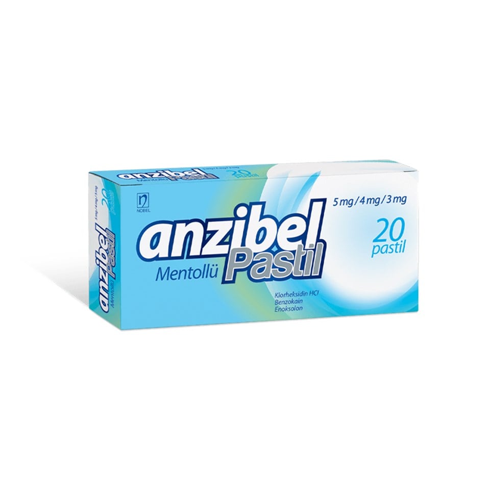 Anzibel Pastil Mentollü 20 Adet -  -  
