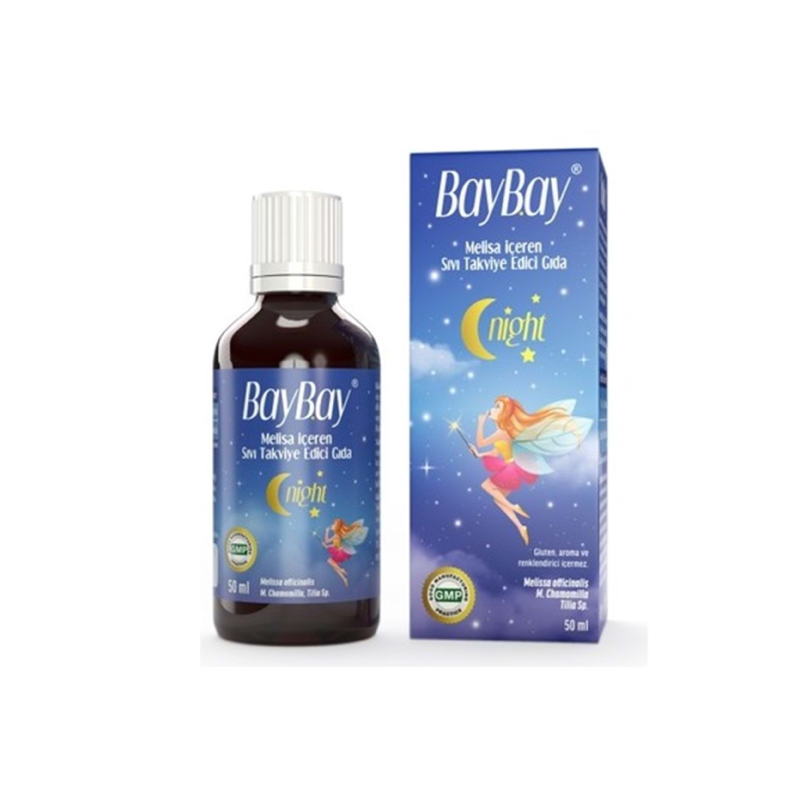 Baybay Night Melisa Ekstresi Damla 50 ml - Bitkisel - Baybay