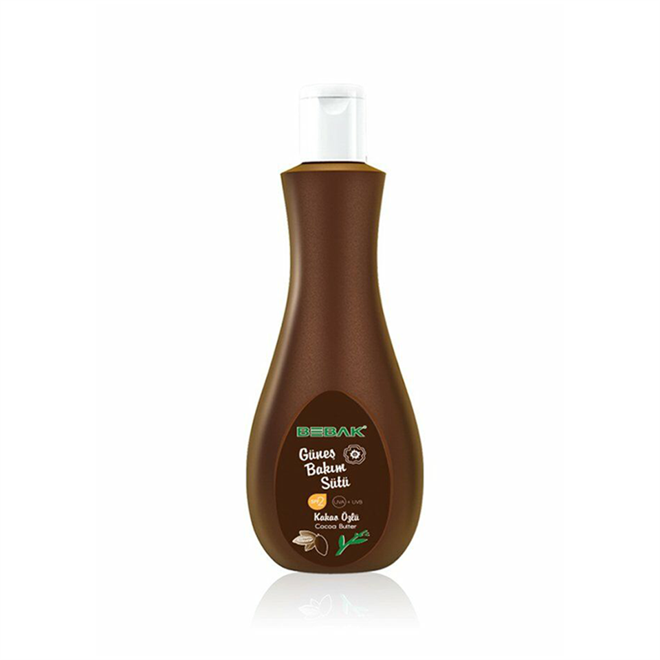 Bebak Kakao Özlü Güneş Bakım Sütü 120 ml - Bronzlaştırıcı - Bebak