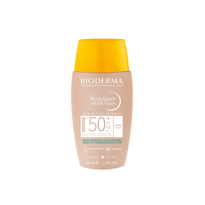Bioderma Photoderm Nude Touch SPF+ Light 40 ml - Yetişkin Güneş Koruyucu - Bioderma