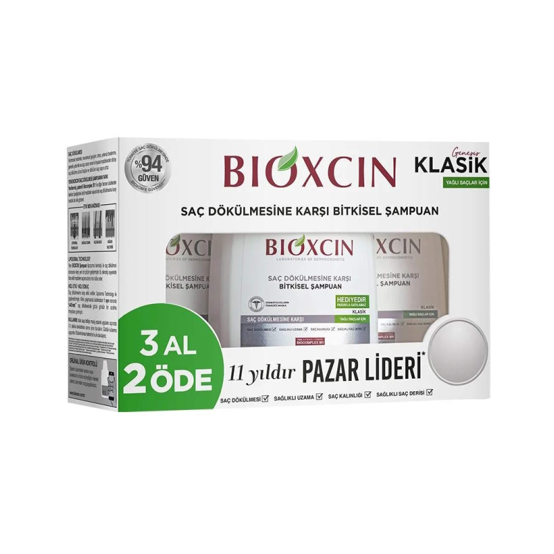 Bioxcin Genesis Yağlı Saçlar İçin 3 Al 2 Öde Şampuan - Şampuan - Bioxcin