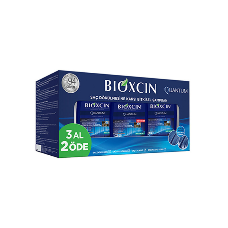 Bioxcin Quantum 3 al 2 öde Saç Dökülmesine Karşı Yağlı Saçlar İçin Şampuan - Şampuan - Bioxcin