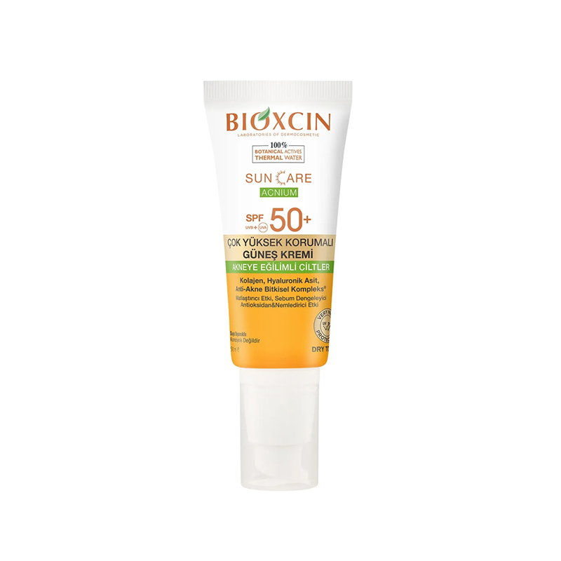 Bioxcin Spf 50+ Güneş Kremi 50 ml Akneye Eğilimli Cilt - Yetişkin Güneş Koruyucu - Bioxcin