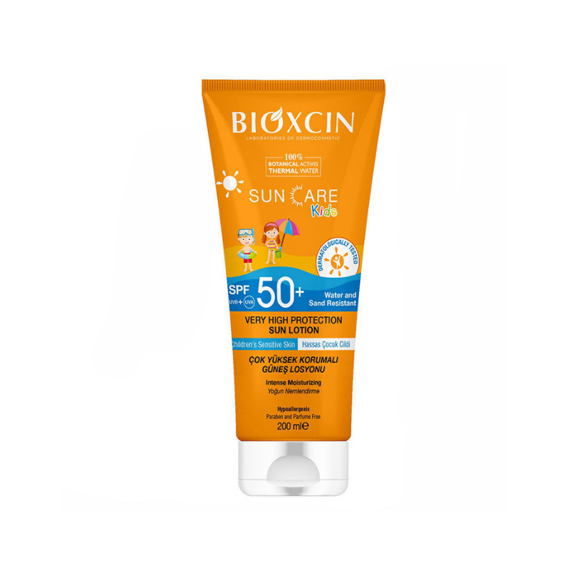Bioxcin Suncare Kids Spf50+ Güneş Losyonu 200 ml - Çocuk/Bebek Güneş Koruyucu - Bioxcin