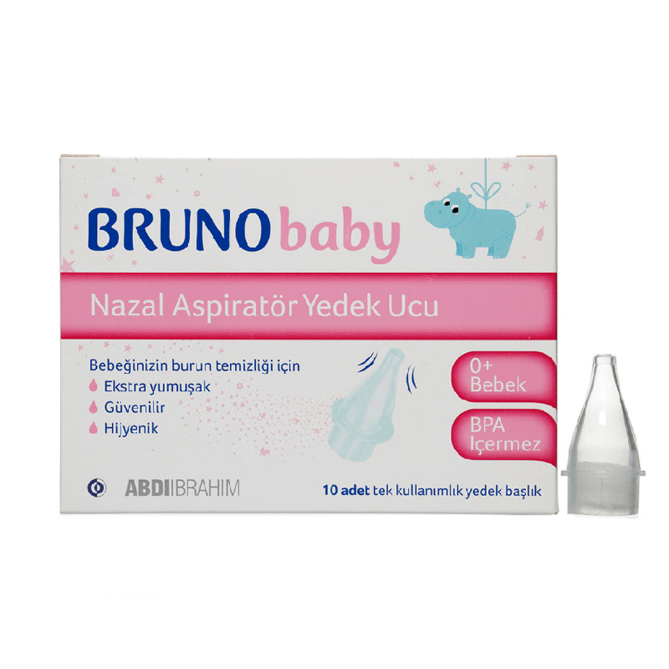 Bruno Baby Nazal Aspiratör Yedek Ucu 10 adet - Yeni ürünler - Diğer