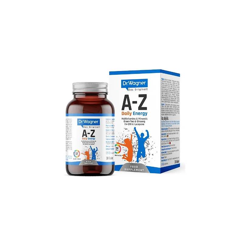 Dr. Wagner A-Z Daily Energy 30 Tablet - Vitamin-Mineral - Dr. Wagner