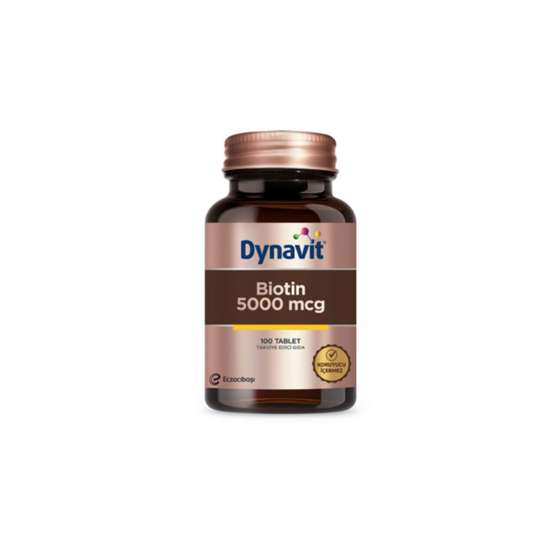 Dynavit Biotin 5000 mcg 100 Tablet - Yeni ürünler - Diğer