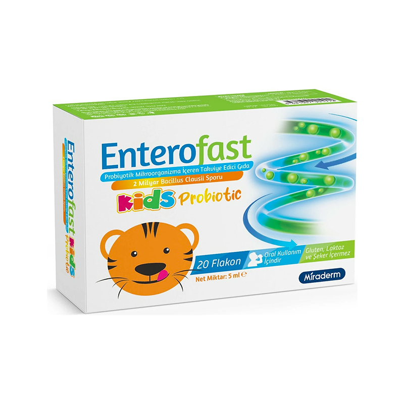 EnteroFast Kids Probiyotik 20 Flakon - Probiyotik - EnteroFast