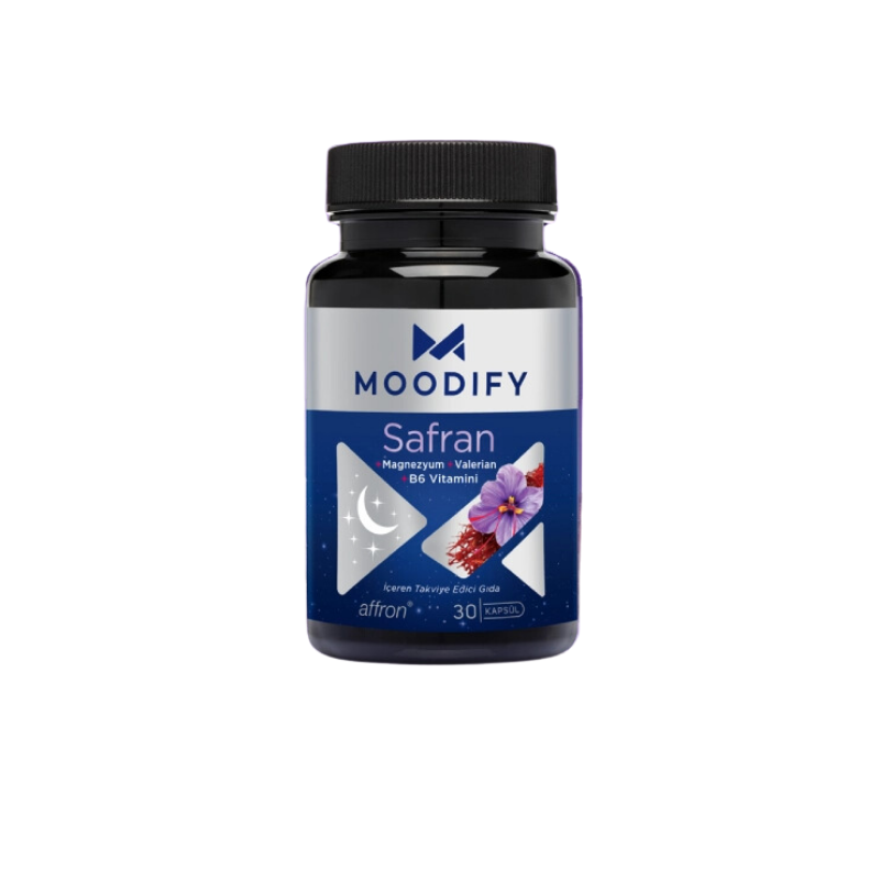 Moodify Safran Magnezyum İçerikli 30 Kapsül - Vitamin-Mineral - Moodify
