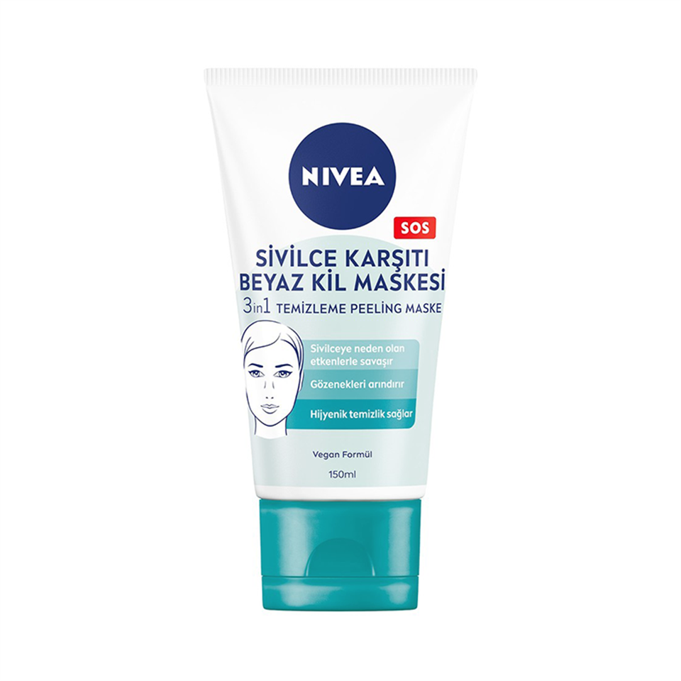 Nivea Sivilce Karşıtı Kil Maskesi 150 ml - Yüz Peeling-Maske - Nivea