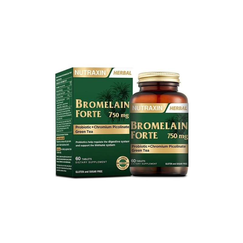 Nutraxin Bromelian Forte 750 mg 60 Tablet - Yeni ürünler - Diğer