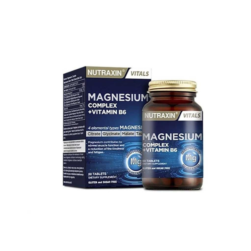 Nutraxin Magnezyum Complex+ Vitamin B6 60 Tablet - Yeni ürünler - Diğer