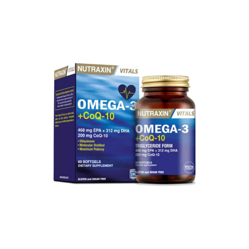Nutraxin Omega 3 + CoQ-10 60 Yumuşak Kapsül - Yeni ürünler - Diğer