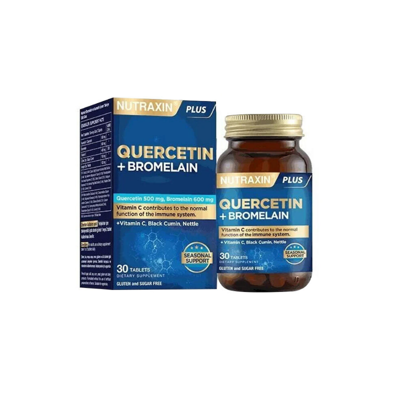 Nutraxin Plus Quercetin+ Bromelain 30 Tablet - Yeni ürünler - Diğer