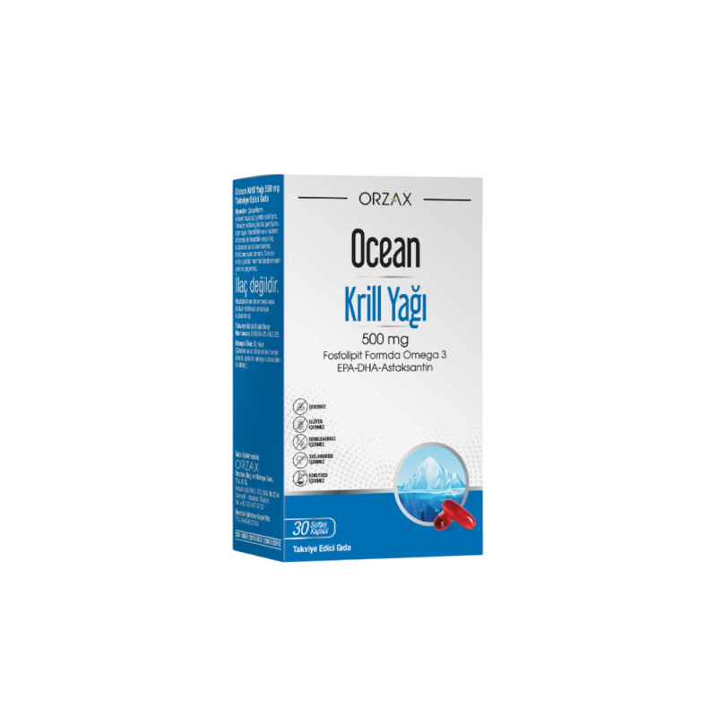 Ocean Krill Oil 500 mg 30 Kapsül - Yeni ürünler - Diğer