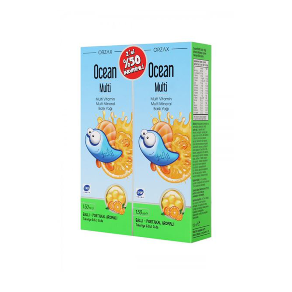 Ocean Multi Ballı Portakallı Şurup 150 ml x 2 - Yeni ürünler - Diğer