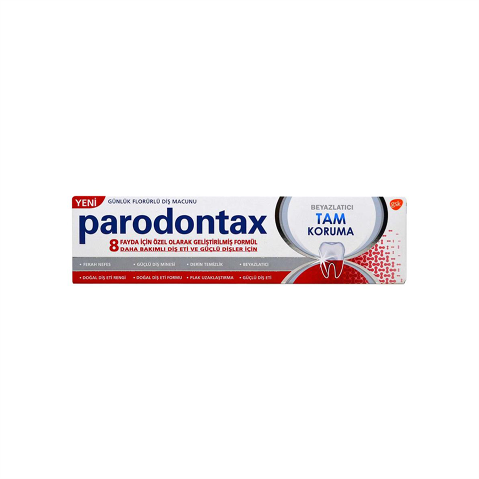 Parodontax Beyazlatıcı Tam Koruma Diş Macunu 75 ml - Diş Macunu - Parodontax