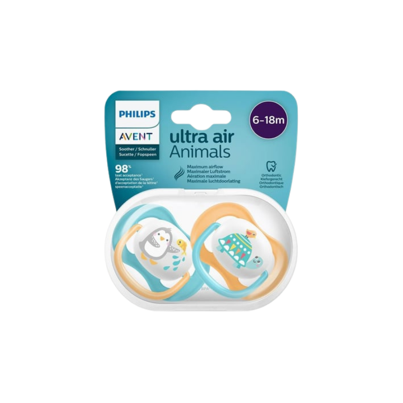 Philips Avent Ultra Air Animals 6-18 ay Erkek 2'li Emzik - Yeni ürünler - Diğer