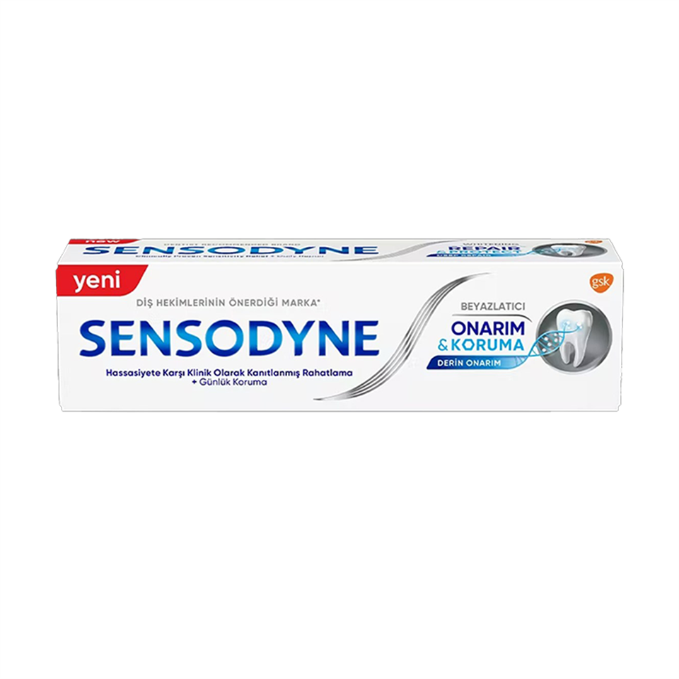Sensodyne Beyazlatıcı Onarım Koruma Diş Macunu 75 ml - Diş Macunu - Sensodyne