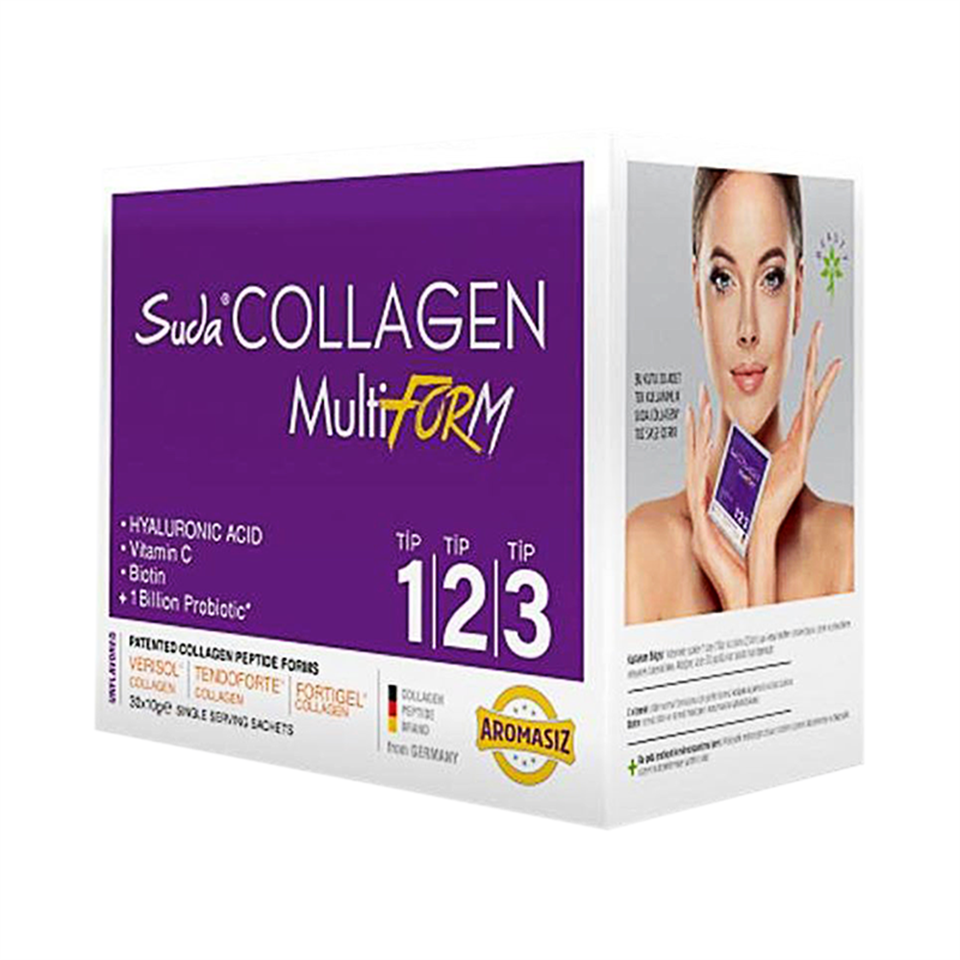 Suda Collagen MultiForm Aromasız 30 Sase - Kolajen - Suda Collagen