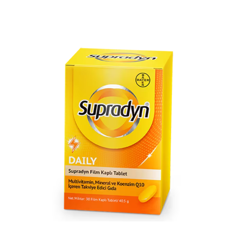 Supradyn Koenzim Q10 30 Film Kaplı Tablet - Vitamin-Mineral - Supradyn
