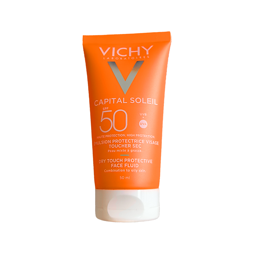 Vichy Capital Soleil Spf 50 Yüz Güneş Kremi 50 ml - Yetişkin Güneş Koruyucu - Vichy