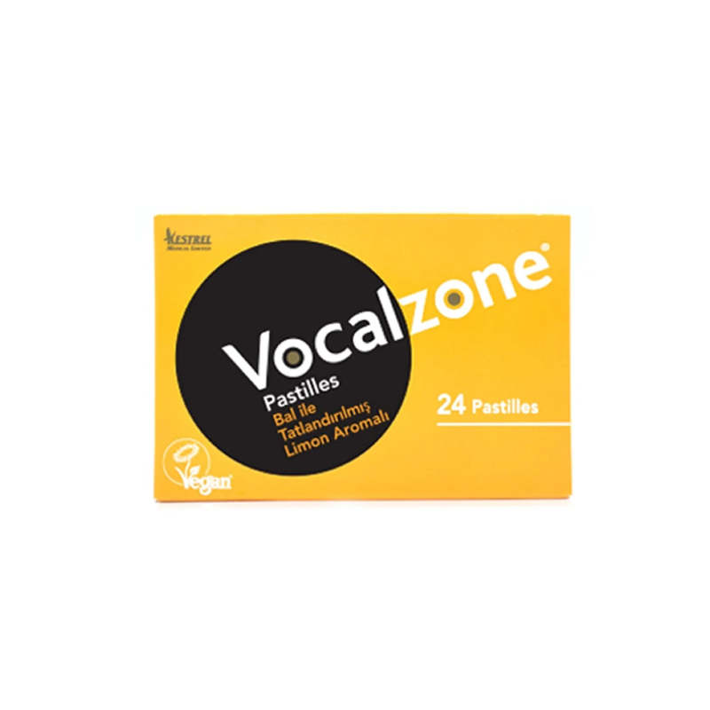 Vocalzone Ballı Limonlu Pastil 24 Adet - Pastil - Vocalzone