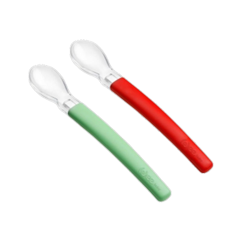 Wee Baby Silikon Uçlu Mama Kaşığı 2 li - Bebek Beslenme Gereci - Wee Baby