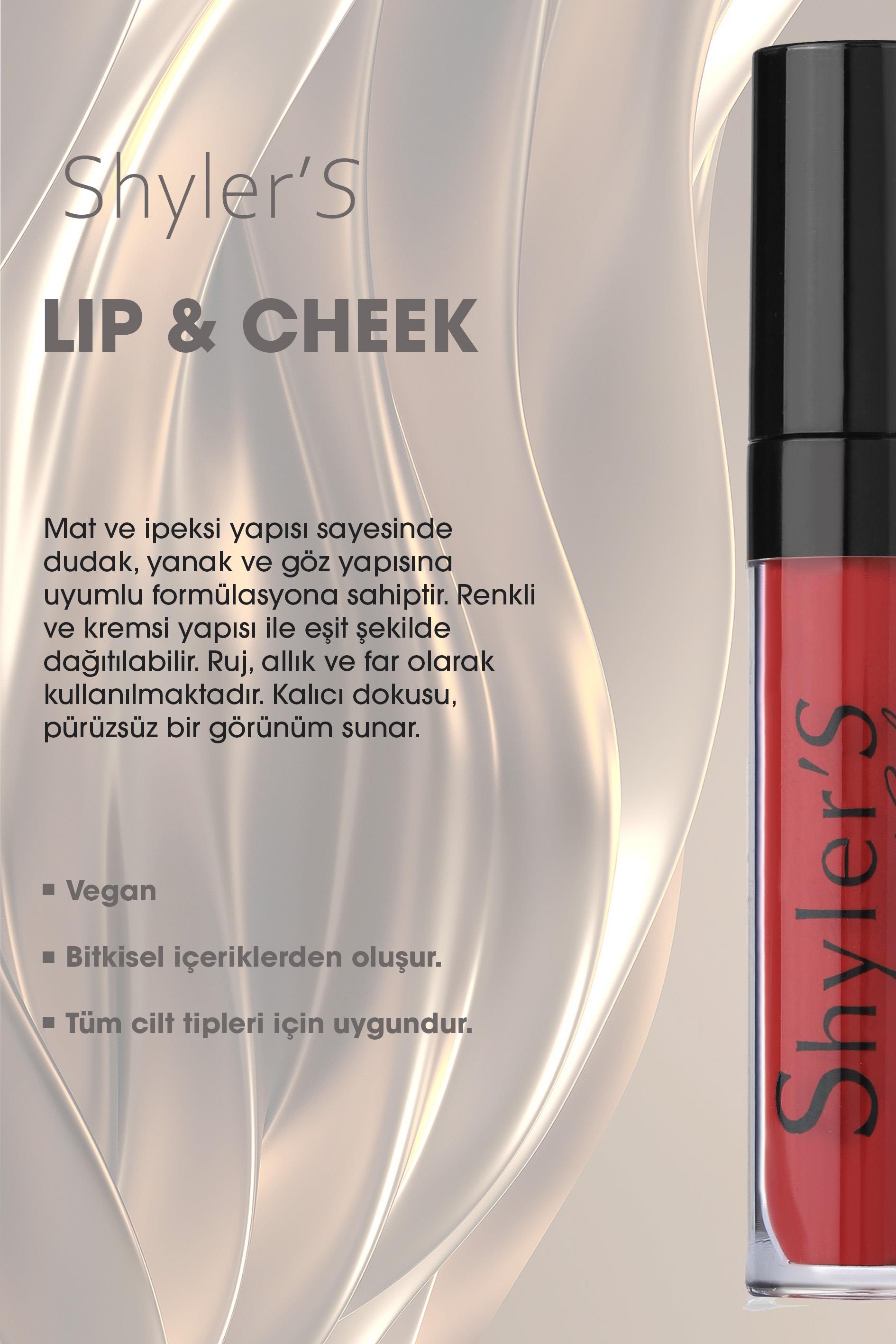 Lip & Cheek Dance of Red Lip Color