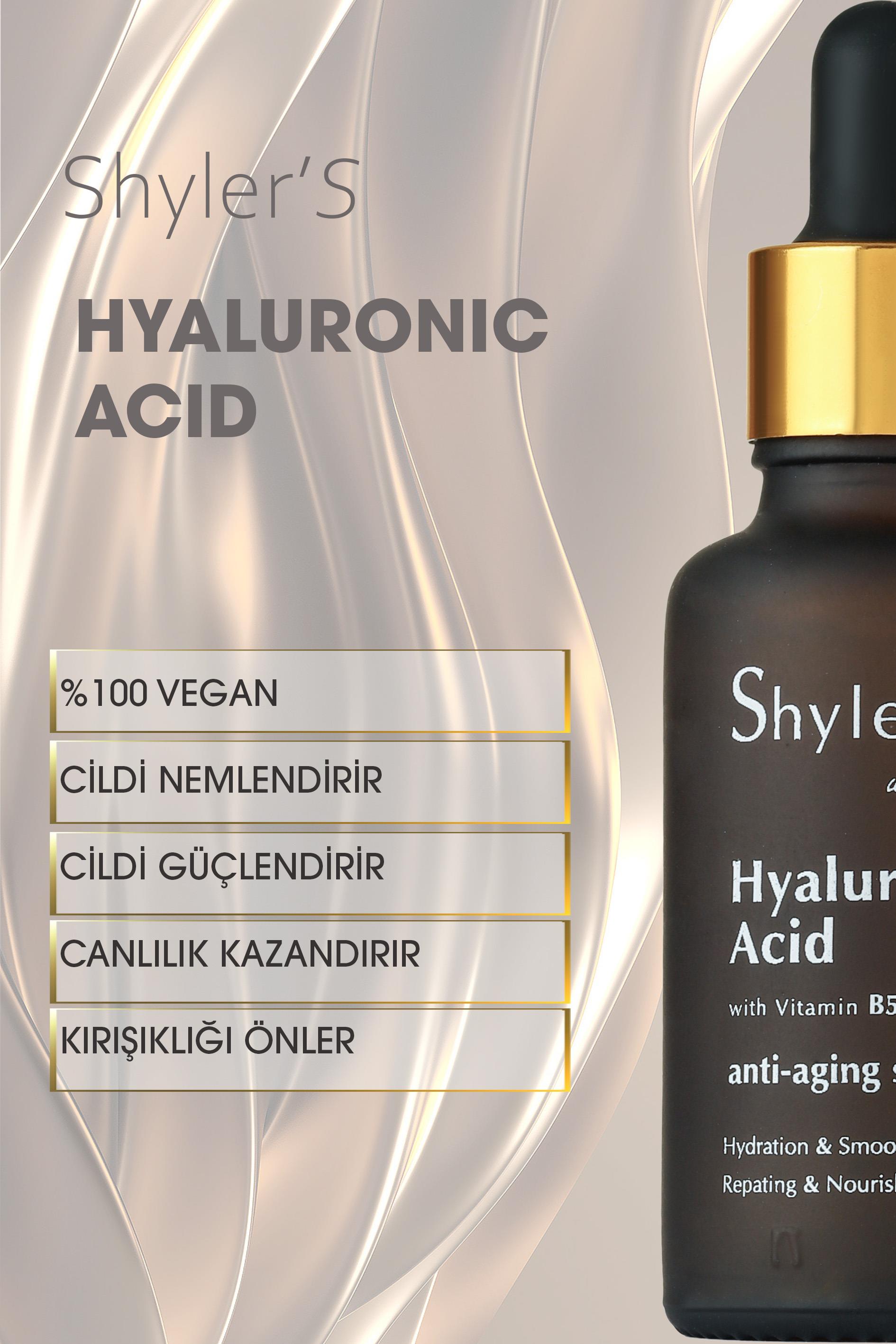 Shyler'S Anti Aging Micro Molekül ve B5 İçeren Hyaluronic Acid 30 ML