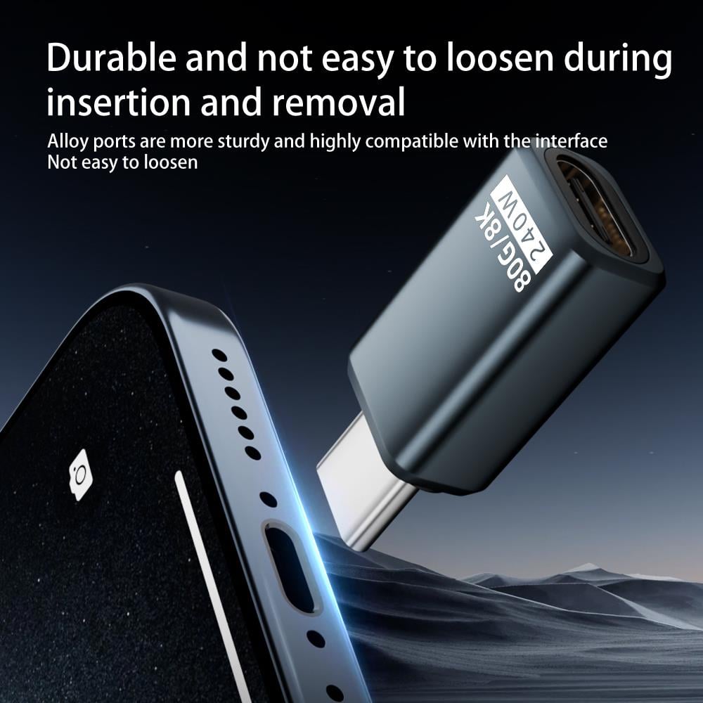 LivX 240W USB-C Adaptör – 80Gbps Veri Aktarımı & 8K Görüntü Desteği ile Ultra Hızlı Şarj