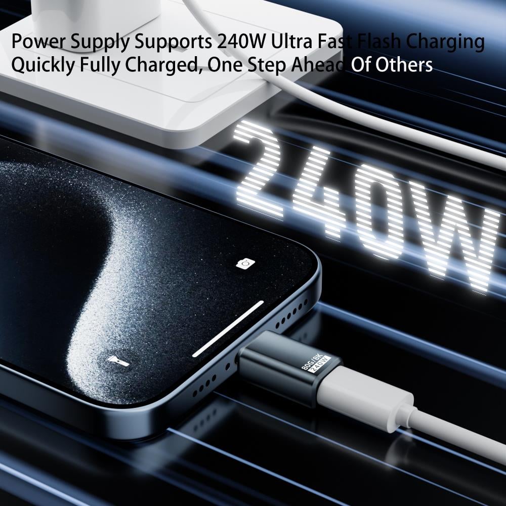 LivX 240W USB-C Adaptör – 80Gbps Veri Aktarımı & 8K Görüntü Desteği ile Ultra Hızlı Şarj