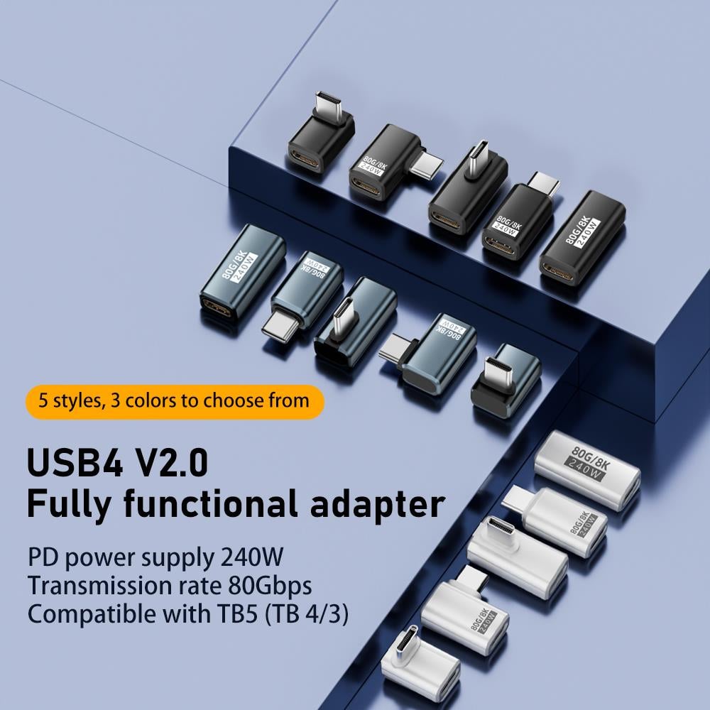 LivX 240W USB-C Adaptör – 80Gbps Veri Aktarımı & 8K Görüntü Desteği ile Ultra Hızlı Şarj