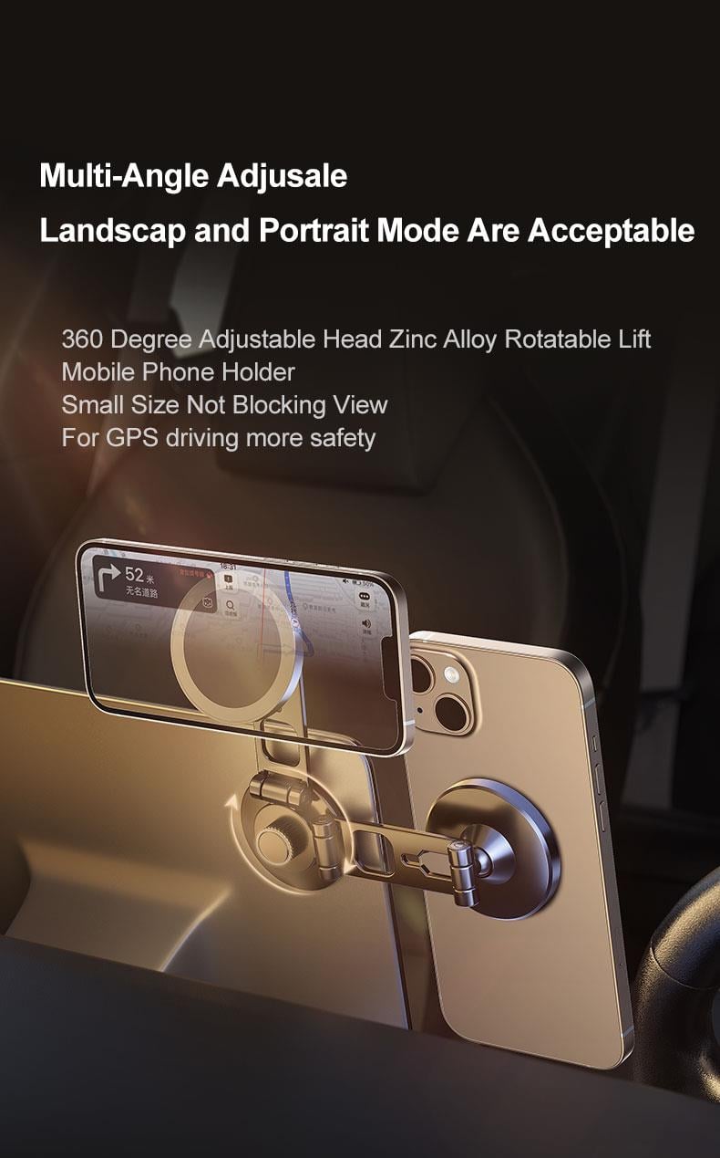 LivX Circle Katlanabilir 360 Derece Limitsiz Dönüş MagSafe Uyumlu Manyetik Mıknatıslı Telefon Tutucu CB4
