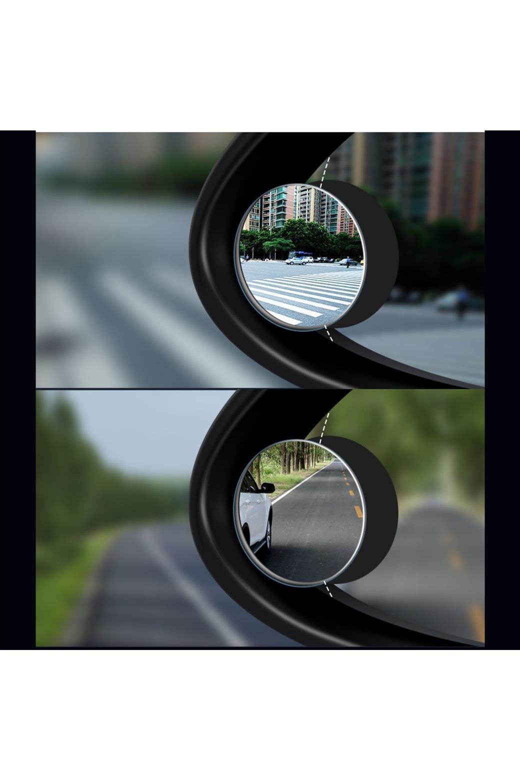 LivX Full – Vision Kör Nokta Aynası 360 Derece Ayarlanabilir Çerçevesiz Ultra Ince 2 Adet KNA