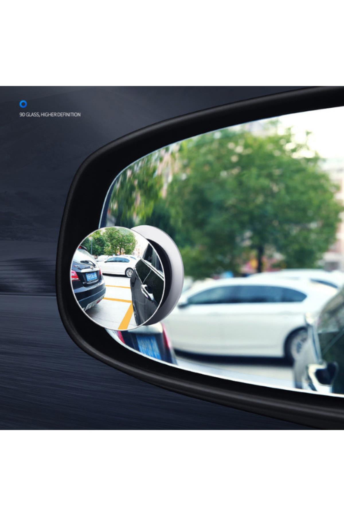 LivX Full – Vision Kör Nokta Aynası 360 Derece Ayarlanabilir Çerçevesiz Ultra Ince 2 Adet KNA