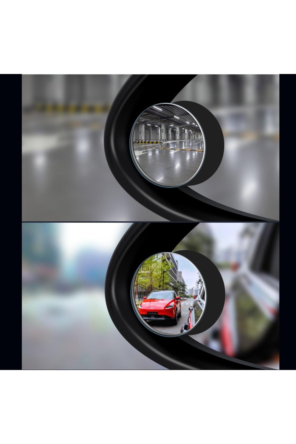 LivX Full – Vision Kör Nokta Aynası 360 Derece Ayarlanabilir Çerçevesiz Ultra Ince 2 Adet KNA