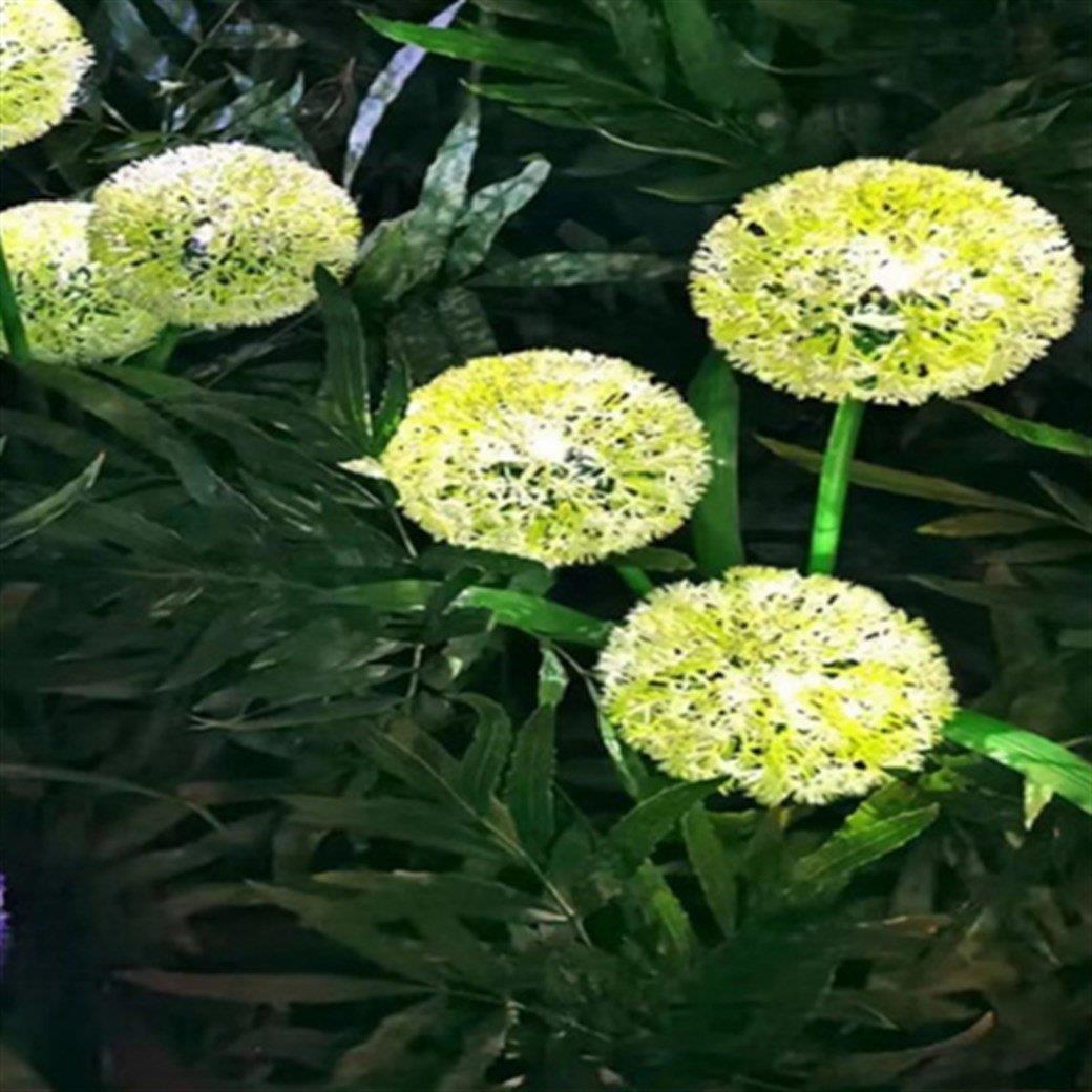 LivX Güneş Enerjili Solar Aydınlatma Kartopu Çiçeği Gece Lambası Günışığı 2 Adet KRT-01