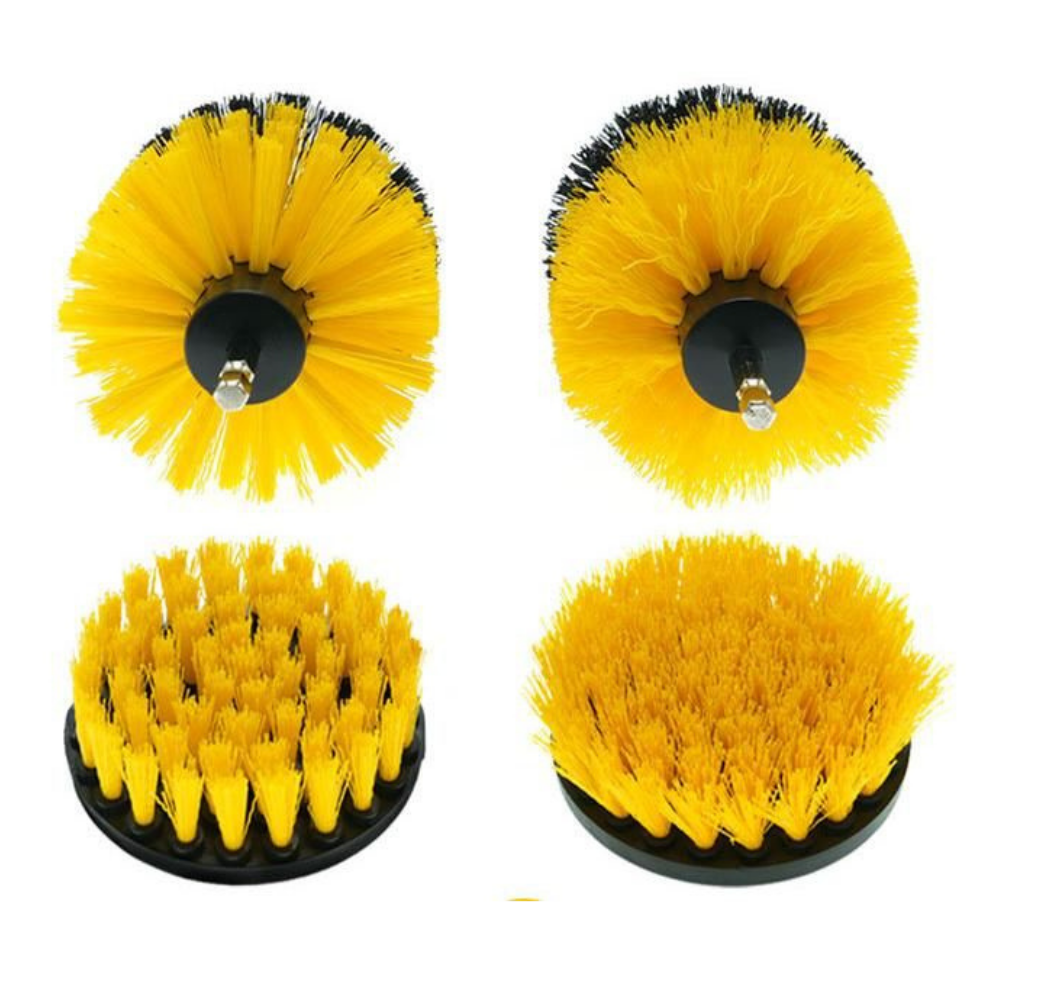 LivX Hygiene Matkap Ucuna Takılan Profesyonel Temizlik Fırçası 5 Parça ve 15 cm Uzatma Çubuğu MUF