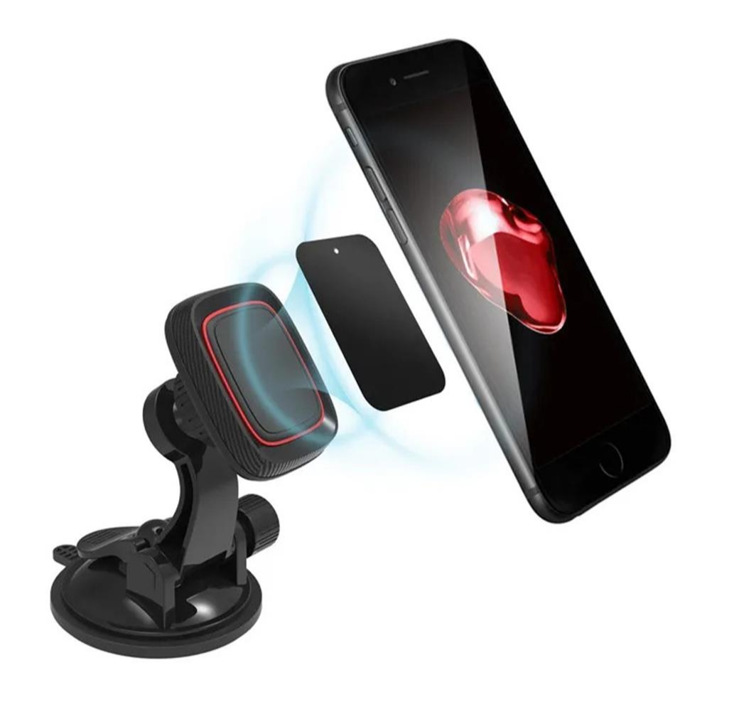LivX Privity Serisi Mıknatıslı Araç İçi Telefon Tutucu Vantuzlu Magnet 360 Derece Telefon Tutucu GMM
