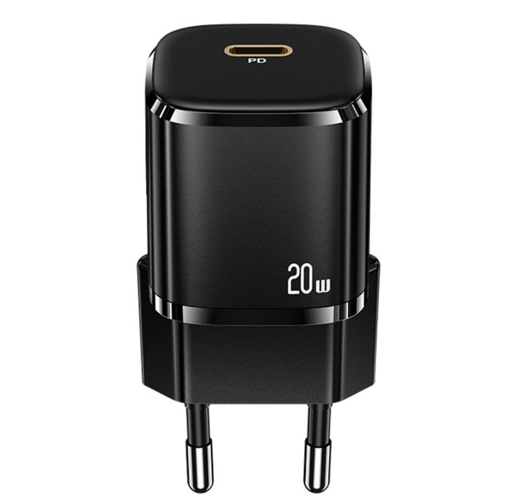 LivX Rapid 20W USB-C Mini PD Hızlı Şarj Cihazı Güç Adaptörü Siyah L23