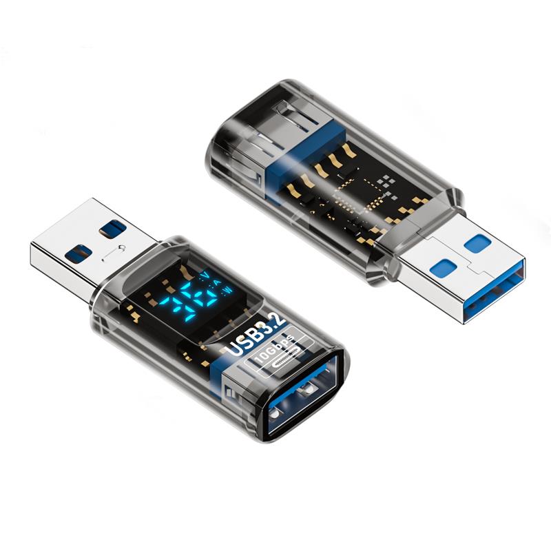 LivX Revolution USB 3.2  to Type C Dönüştürücü 60W Hızlı Şarj 10Gbps Veri Transferi Dijital Ekran OTGGF