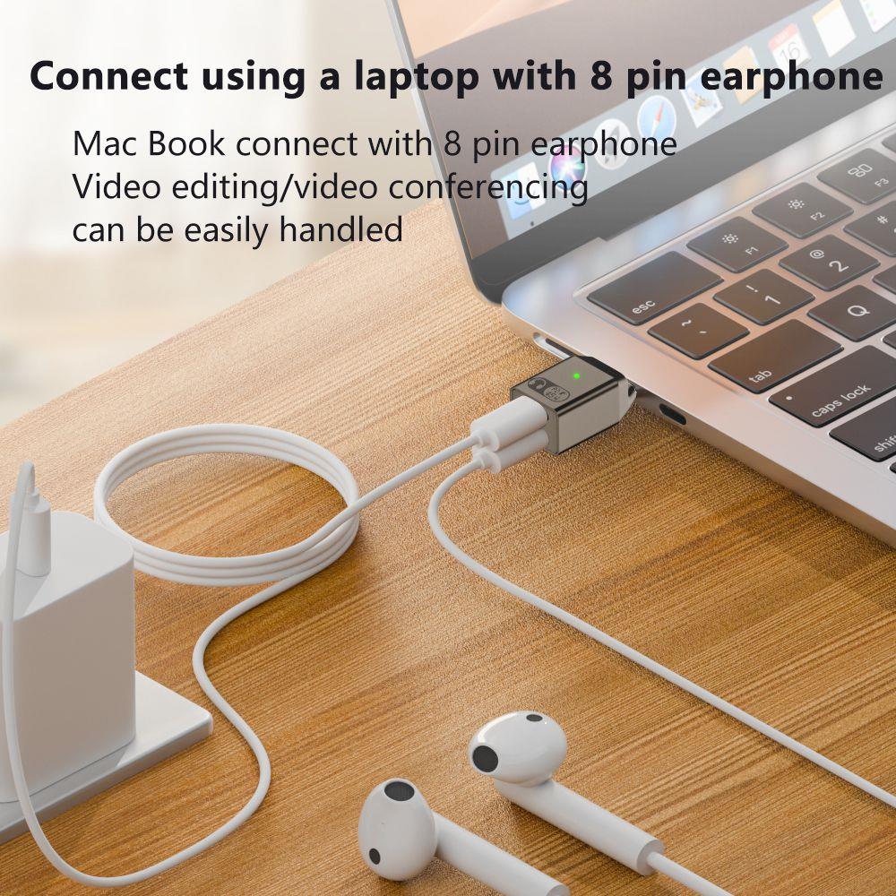 LivX Type C to Type C ve Lightning 45W Hızlı Şarj Kulaklık Dönüştürücü OTGCL