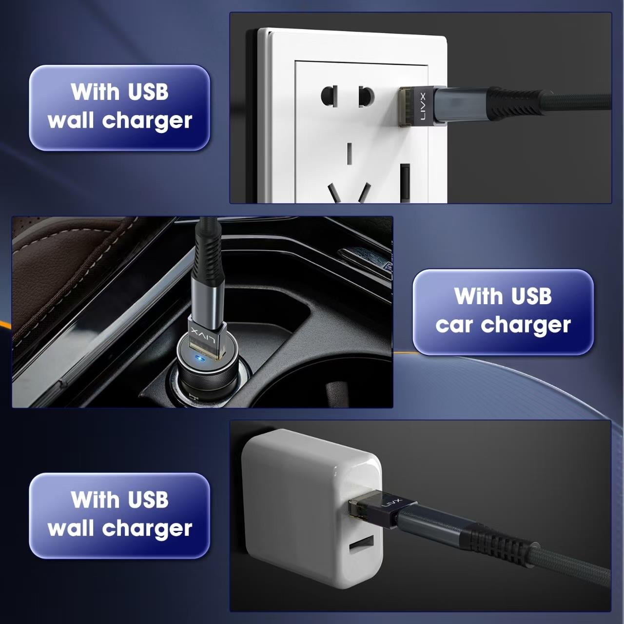 LivX USB 3.2 to Type C Çevirici Dönüştürücü OTG 10Gbps 60W Ultra Hızlı Şarj ve Veri Aktarımı OTGDF