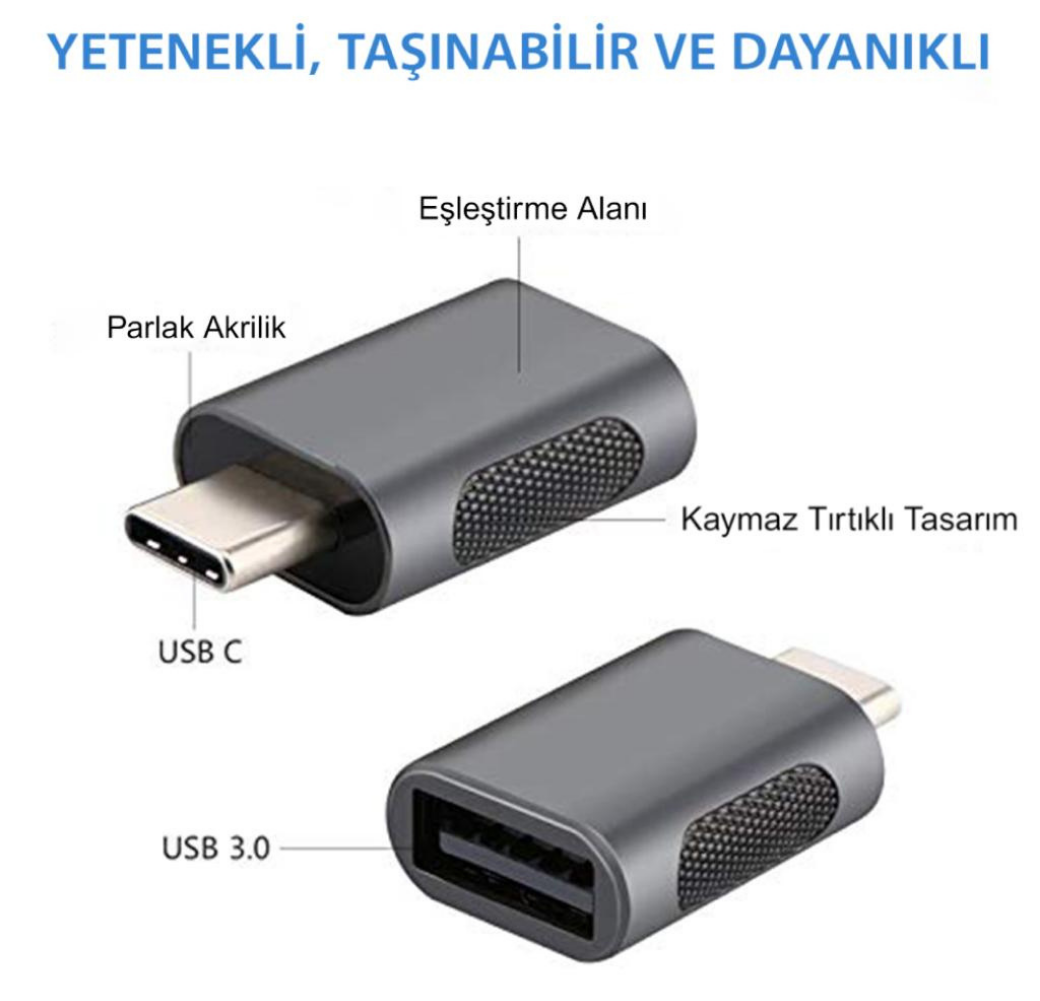 Livx USB 3.0 To Type-C Çevirici Dönüştürücü OTG Adaptör OTGCM